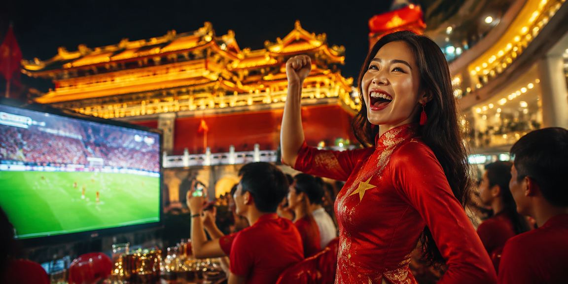 Người dùng tại Huế đặt kèo thể thao trực tuyến trên điện thoại buổi tối